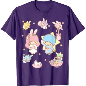 image:imageLittle Twin Stars and Friends Easter Tee Shirt TShirtPurple