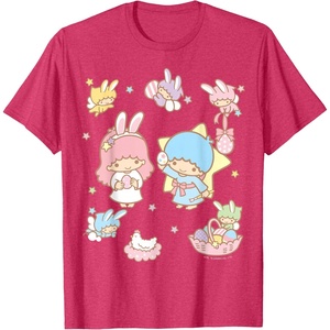 image:imageLittle Twin Stars and Friends Easter Tee Shirt TShirtRed Heather