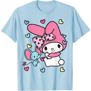 image:imageMy Melody and Friend Sweet Hearts Tee Shirt TShirtBaby Blue