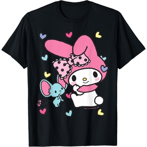 image:imageMy Melody and Friend Sweet Hearts Tee Shirt TShirtBlack