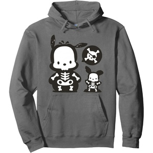 image:imagePochacco Skeleton Halloween Hoodie Pullover HoodieAsphalt Grey