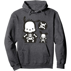 image:imagePochacco Skeleton Halloween Hoodie Pullover HoodieDark Heather Grey