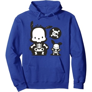 image:imagePochacco Skeleton Halloween Hoodie Pullover HoodieRoyal Blue