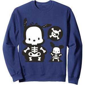 image:imagePochacco Skeleton Halloween SweatshirtNavy Blue