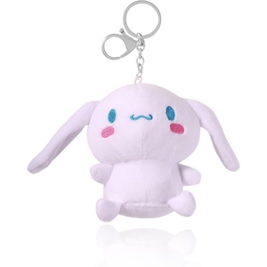 image:imageSALLY ROSE Care BearsStitch or Hello Kitty and Friends Plush Keychain Set Cute Keychains Bag Charms and Purse AccessoriesWhite Cinnamoroll