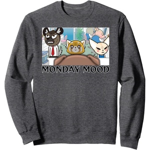 image:imageSeason 2  Monday Mood SweatshirtDark Heather Grey