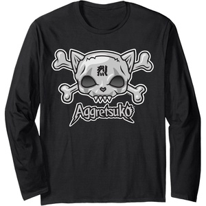 image:imageSkull and Crossbones Long Sleeve Shirt Long Sleeve TShirtBlack