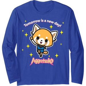 image:imageTomorrow is a New Day Long Sleeve Shirt Long Sleeve TShirtRoyal Blue