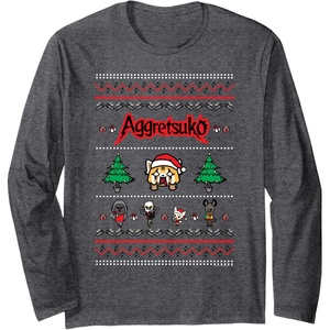 image:imageUgly Christmas Sweater Rage Long Sleeve Shirt Long Sleeve TShirtDark Heather Grey