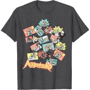 image:imageand Friends Collage Tee Shirt TShirtDark Heather Grey