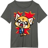 image:imageAggretsuko Rage Face Tee Shirt TShirtAsphalt Grey