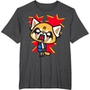 image:imageAggretsuko Rage Face Tee Shirt TShirtDark Heather Grey