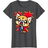 image:imageAggretsuko Rage Face Tee Shirt TShirtDark Heather Grey