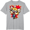 image:imageAggretsuko Rage Face Tee Shirt TShirtHeather Grey
