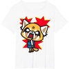 image:imageAggretsuko Rage Face Tee Shirt TShirtWhite