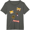 image:imageAggretsuko Rage Patches Tee Shirt TShirtAsphalt Grey