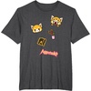 image:imageAggretsuko Rage Patches Tee Shirt TShirtDark Heather Grey