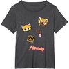 image:imageAggretsuko Rage Patches Tee Shirt TShirtDark Heather Grey