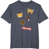 image:imageAggretsuko Rage Patches Tee Shirt TShirtHeather Blue