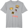 image:imageAggretsuko Rage Patches Tee Shirt TShirtHeather Grey
