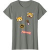 image:imageAggretsuko Rage Patches Tee Shirt TShirtOlive Heather