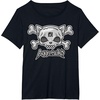 image:imageAggretsuko Skull and Crossbones Tee Shirt TShirtBlack