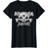 image:imageAggretsuko Skull and Crossbones Tee Shirt TShirtBlack
