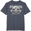 image:imageAggretsuko Skull and Crossbones Tee Shirt TShirtHeather Blue