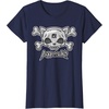image:imageAggretsuko Skull and Crossbones Tee Shirt TShirtNavy Blue
