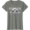 image:imageAggretsuko Skull and Crossbones Tee Shirt TShirtOlive Heather
