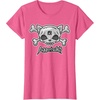 image:imageAggretsuko Skull and Crossbones Tee Shirt TShirtPink Heather