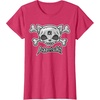 image:imageAggretsuko Skull and Crossbones Tee Shirt TShirtRed Heather