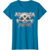 image:imageAggretsuko Skull and Crossbones Tee Shirt TShirtSapphire Blue