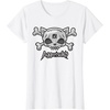 image:imageAggretsuko Skull and Crossbones Tee Shirt TShirtWhite