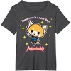 image:imageAggretsuko Tomorrow is a New Day Tee Shirt TShirtDark Heather Grey