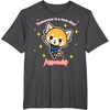 image:imageAggretsuko Tomorrow is a New Day Tee Shirt TShirtDark Heather Grey