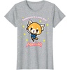 image:imageAggretsuko Tomorrow is a New Day Tee Shirt TShirtHeather Grey