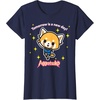 image:imageAggretsuko Tomorrow is a New Day Tee Shirt TShirtNavy Blue