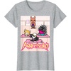 image:imageAggretsuko Yoga Pose Tee Shirt TShirtHeather Grey