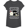 image:imageBadtz  Maru Love is Exhausting Valentine Shirt TShirtDark Heather Grey
