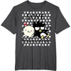 image:imageBadtz  Maru Love is Exhausting Valentine Shirt TShirtDark Heather Grey
