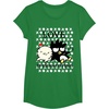 image:imageBadtz  Maru Love is Exhausting Valentine Shirt TShirtKelly Green