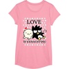 image:imageBadtz  Maru Love is Exhausting Valentine Shirt TShirtPink