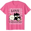 image:imageBadtz  Maru Love is Exhausting Valentine Shirt TShirtPink Heather