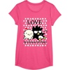 image:imageBadtz  Maru Love is Exhausting Valentine Shirt TShirtPink Heather