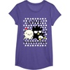 image:imageBadtz  Maru Love is Exhausting Valentine Shirt TShirtPurple Heather