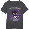 image:imageBadtz  Maru Rock Star Love Shirt TShirtDark Heather Grey