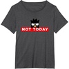 image:imageBadtzMaru Not Today Japan TShirtDark Heather Grey