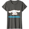 image:imageCinnamoroll Character Front and Back TShirt SmallAsphalt Grey