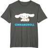 image:imageCinnamoroll Character Front and Back TShirt SmallAsphalt Grey
